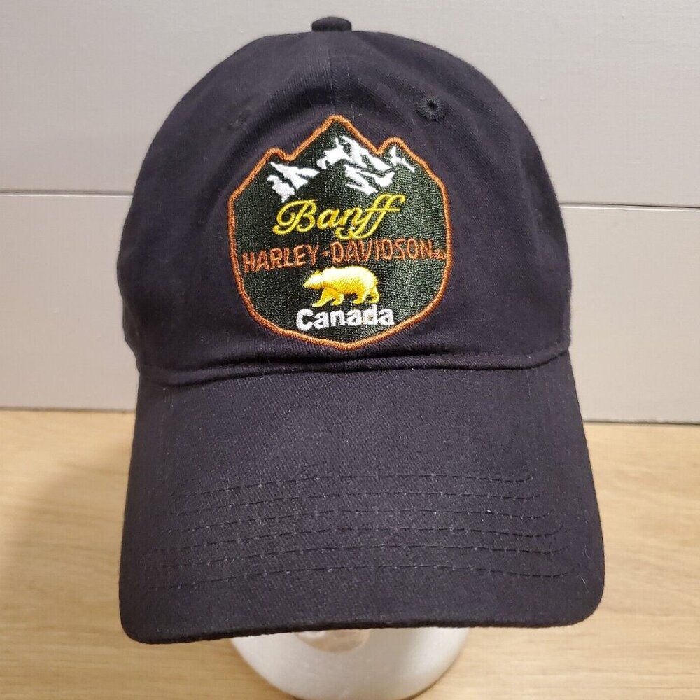 BANFF Alta HARLEY DAVIDSON Hat Strapback Baseball Vintage Cap Dad Trucker